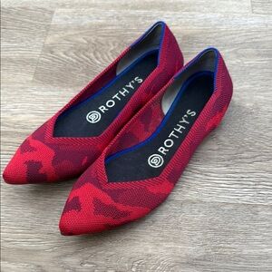 Rothy's Women's Red Flats